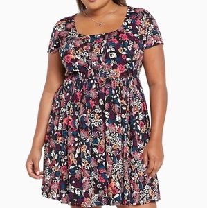 Torrid floral print dress